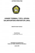 Konsep Terminal Type A Jepara dalam Konteks Arsitektur Lokal