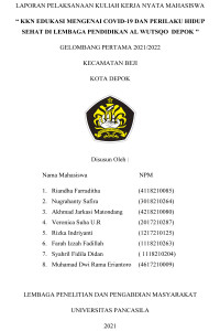 KKN Edukasi Mengenai COVID-19 dan Perilaku Hidup Sehat di Lembaga Pendidikan Al Wutsqo Depok