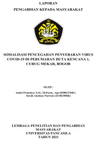 Sosialisasi Pencegahan Penyebaran Virus COVID-19 di Perumahan Duta Kencana 1, Curug Mekar, Bogor