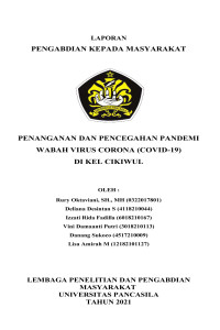 Penanganan dan Pencegahan Pandemi Wabah Virus CORONA (COVID-19) di Kelurahan Cikiwul