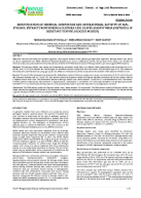 Identification of Chemical Compounds and Antibacterial Activity of 96% Ethanol Extract from Moringa oleifera lam. Leaves against mrsa (methicillin resistant staphylococcus aureus)