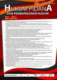 Hukum Pidana yang Instrumental: Upaya Legitimasi Kepentingan Melalui Pengetahuan Berbasis Kekuasaan (Studi Multidisipliner terhadap Ekstasi Komunikasi sebagai Tindak Pidana melalui Simulacra)