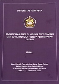 Diversifikasi Energi: Hibrida Energi Angin Dan Surya Dengan Hibrida Penyimpanan Energi