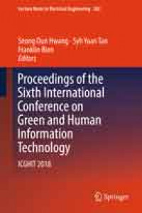 Proceedings of the Sixth International Conference on Green and Human Information Technology