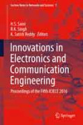 Innovations in Electronics and Communication Engineering