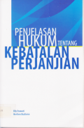 PENJELASAN HUKUM TENTANG KEBATALAN PERJANJIAN.