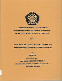 Tesis: Penyebab Minimnya Transaksi Akad Mudharabah Dibandingkan Akad Murabahah Dalam praktik Bank Syariah Di Indonesia