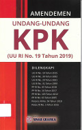 Amandemen Undang-Undang KPK (UU RI No. 19 Tahun 2019)