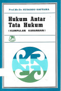 Hukum Antar Tata Hukum (Kumpulan Karangan)