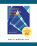 Research Design and Methods : A Process Approach