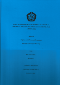 Peran Media Exposure terhadap Fear of Crime pada Perempuan Pengguna Transportasi Umum di Wilayah Jabodetabek
