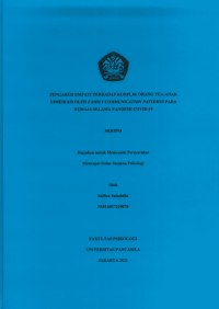 Pengaruh Empati terhadap Konflik Orang Tua-Anak Dimediasi oleh Family Communication Patterns pada Remaja Selama Pandemi Covid-19