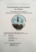 Environmental Communication as a Nexus: Proceedings of the 10th Biennial Conference on Communication and The Environment