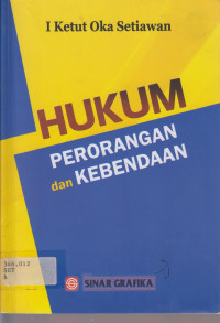 HUKUM PERORANGAN DAN KEBENDAAN.