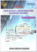 Jurnal Tata Kelola & Akuntabilitas Keuangan Negara Vol. 3, No. 2, Jul-Des 2017