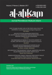 Al-Ahkam: Jurnal Pemikiran Hukum Islam