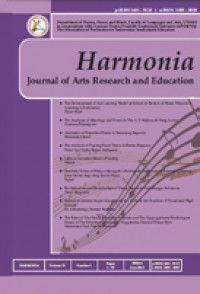 Harmonia: Journal of Arts Research and Education