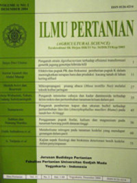 Ilmu Pertanian (Agricultural Science)