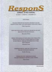 Respons: Jurnal Etika Sosial