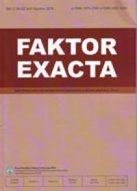 Faktor Exacta Vol. 11 No. 02 Juni-Agustus 2018