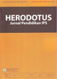 Herodotus: Jurnal Pendidikan IPS Vol. 01 No. 02 Agustus-November 2018