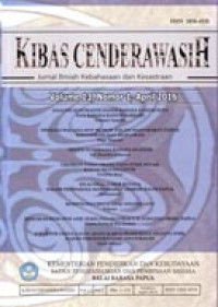 Kibas Cenderawasih: Jurnal Ilmiah Kebahasaan dan Kesastraan Volume 13, Nomor 1, April 2016