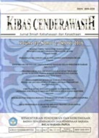 Kibas Cenderawasih: Jurnal Ilmiah Kebahasaan dan Kesastraan Volume 13, Nomor 2, April 2016