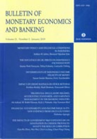 Bulletin of Monetary Economics and Banking Volume 21, Number 3, January 2019