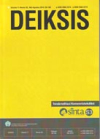 Deiksis Volume 11 Nomor 02 (Mei-Agustus 2019)