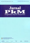 Jurnal PkM (Pengabdian kepada Masyarakat) Volume 02 No.02, Mei-Agustus 2019