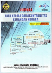 Jurnal Tata Kelola dan Akuntabilitas Keuangan Negara Volume 7, Number 2, Jul-Dec 2021