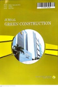 Green Construction: Jurnal Ilmiah Ilmu Teknik Sipil Dan Lingkungan Ed. 1, Vol. 2, September 2022