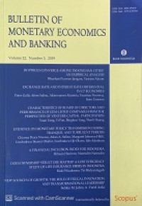 Bulletin Of Monetary Economics And Banking Volume 22, Number 3, 2019