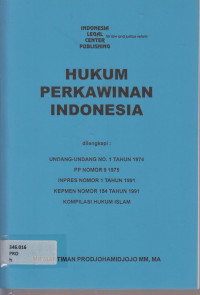 HUKUM PERKAWINAN INDONESIA (EDISI REVISI).