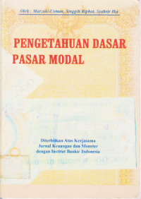 PENGETAHUAN DASAR PASAR MODAL.