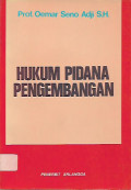 Hukum Pidana Pengembangan