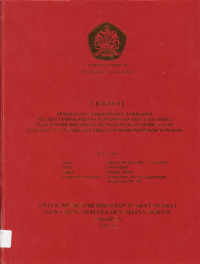 PENERAPAN SANKSI PIDANA TERHADAP PELAKU TINDAK PIDANA PENGHINAAN MELALUI MEDIA ELEKTRONIK DIKAITKAN DENGAN TUJUAN PEMIDANAAN (STUDI PUTUSAN PERKARA PIDANA NOMOR 59/PID.B/2015/PN.SDN).