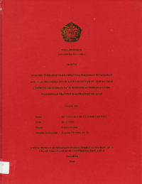 ANALISIS TERHADAP TERHAMBATNYA PERIZINAN PENANAMAN MODAL DI INDONESIA (STUDI KASUS INVESTASI PT. SEBUKU IRON LATERITIC ORES (SILO) YANG TERHAMBAT PERIZINAN DARI PEMERINTAH PROVINSI KALIMANTAN SELATAN.