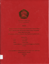 ANALISIS YURIDIS PENERAPAN UNSUR DELIK TINDAK PIDANA PENCABULAN YANG DILAKUKAN OLEH ANAK TERHADAP ANAK DI BAWAH UMUR (STUDI KASUS PUTUSAN PERKARA NO. 6/PID.SUS-ANAK/2016/PT.BGL).