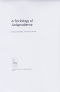 A SOCIOLOGY OF JURISPRUDENCE