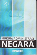 HUKUM ADMINISTRASI NEGARA.