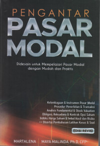 Pengantar Pasar Modal : Didesain untuk Mempelajari Pasar Modal dengan Mudah dan Praktis