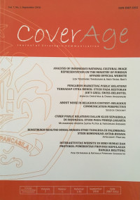 CoverAge : Journal of Strategic Communication