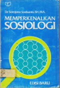 MEMPERKENALKAN SOSIOLOGI.