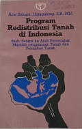 Program Redistribusi Tanah di Indonesia