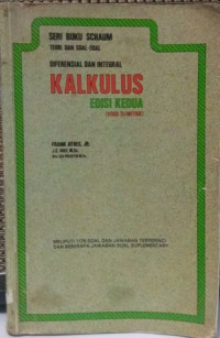 DIFERENSIAL DAN INTEGRAL KALKULUS