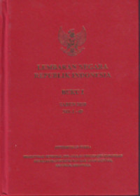 Lembaran Negara Republik Indonesia: Buku I Tahun 2010 (No. 1-49)