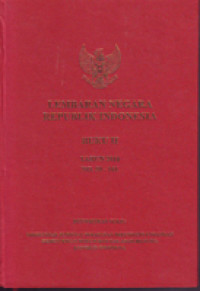 Lembaran Negara Republik Indonesia: Buku 2 Tahun 2010 (No. 50-161)