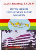 Sistem Hukum Pendaftaran Tanah Indonesia