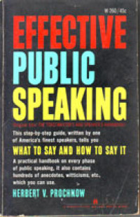 Effective Public Speaking